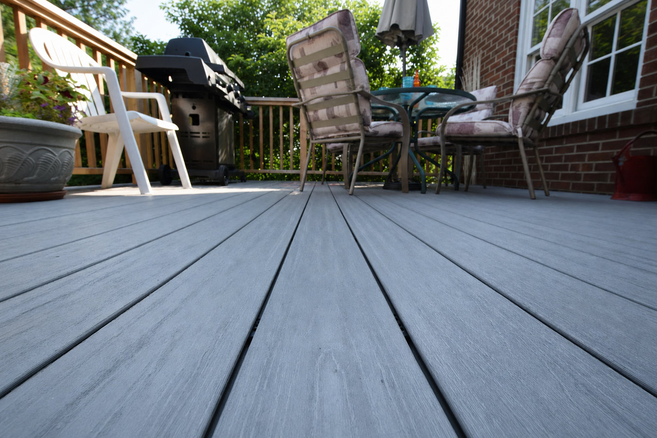 Trex deck installation